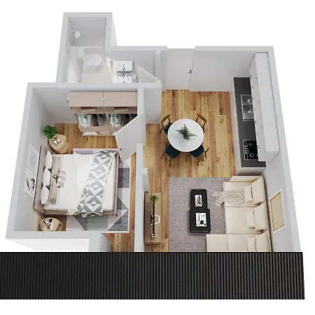 アパート Smart Haus Opal 405 ヴィンターベルク